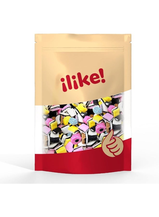 iLike Gustaf's Licorice Allsorts Retro Candy - 2 Pound Bag - Image 3